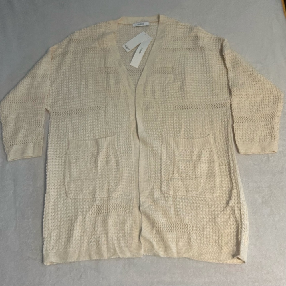 IsomeI Women Ivory Cardigan - Size XL